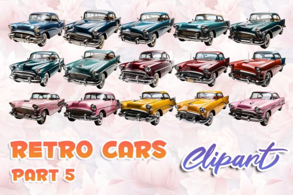Download Retro Cars Clipart Part 5 - Premium Resources