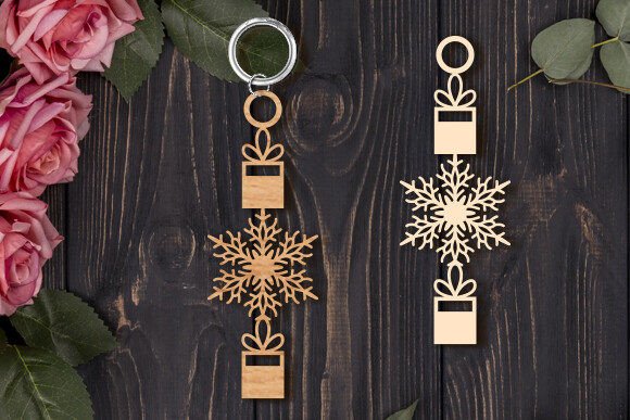 Download Christmas Keychain Laser Cut Svg - Christmas keychain Collection