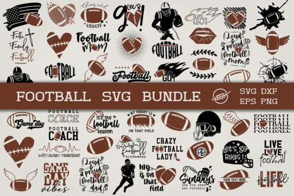 Download American Football SVG Bundle - Football svg Collection