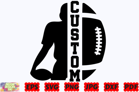 Download Custom Football SVG | Football SVG | PNG - Football svg Collection