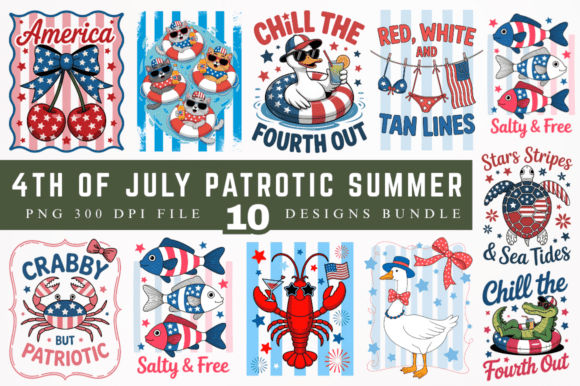 Download 4th of July Patriotic Summer Sublimation - Premium Resources