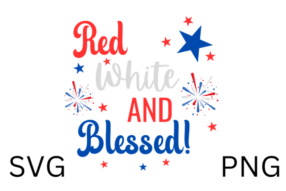 Download Red White and Blessed SVG July 4th PNG - Premium Resources
