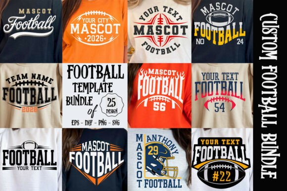 Download Football Bundle Svg, Custom Football Svg - Premium Bundle